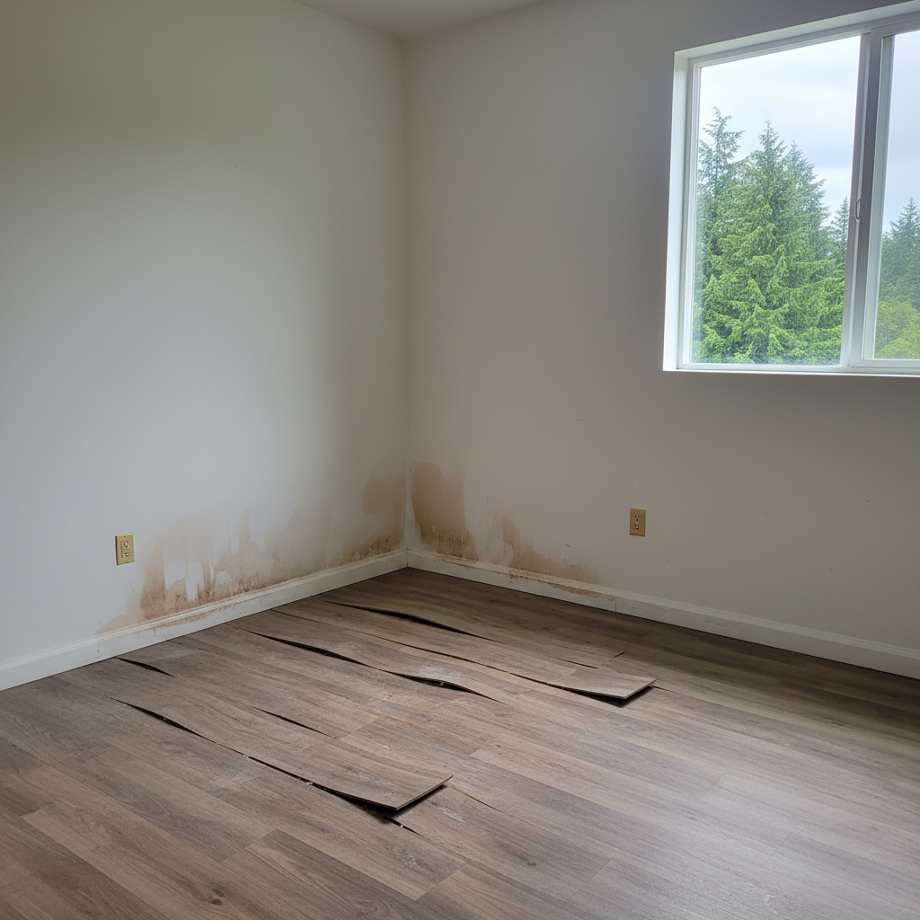 Water damage-related cleanup & repair