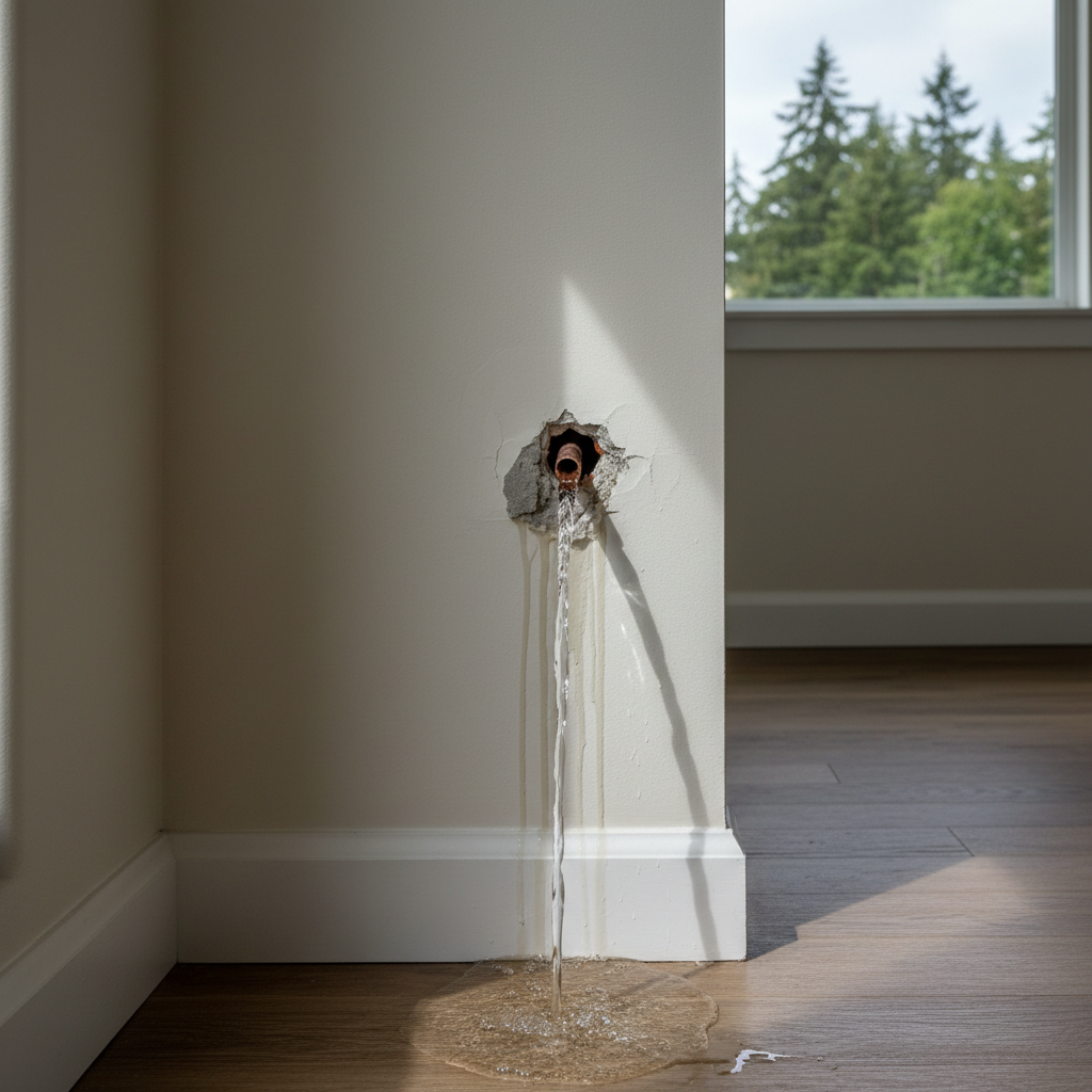 Burst Pipe Repair and Cleanup