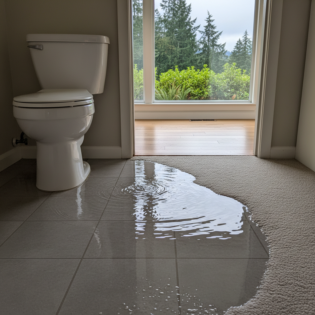 Toilet Overflow Cleanup