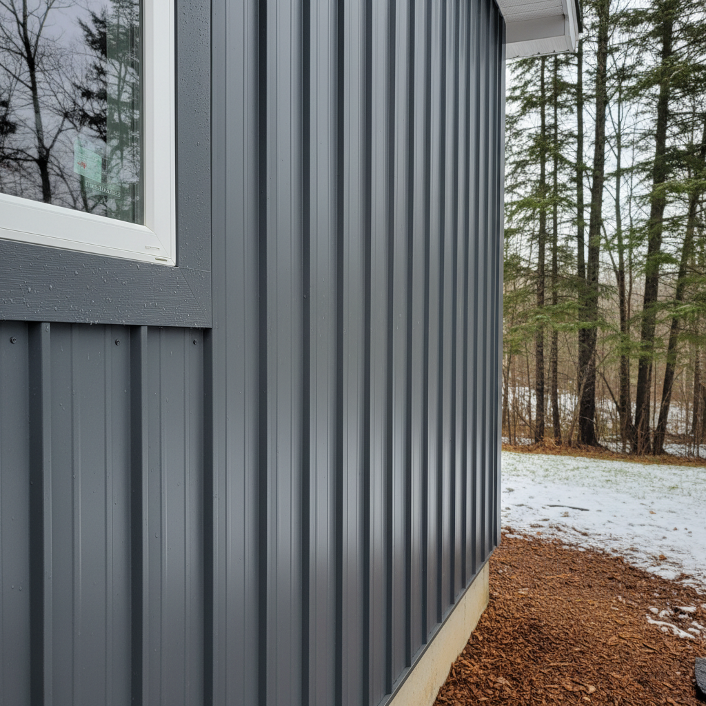 Completed metal siding work at a residential property in Superior, WI