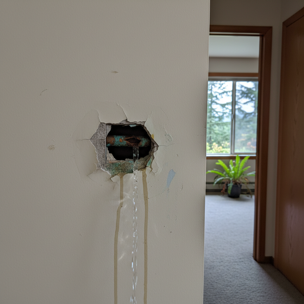 Burst Pipe Repair and Cleanup