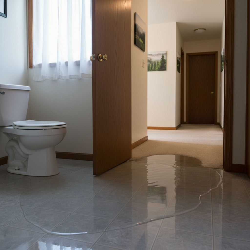 Toilet Overflow Cleanup