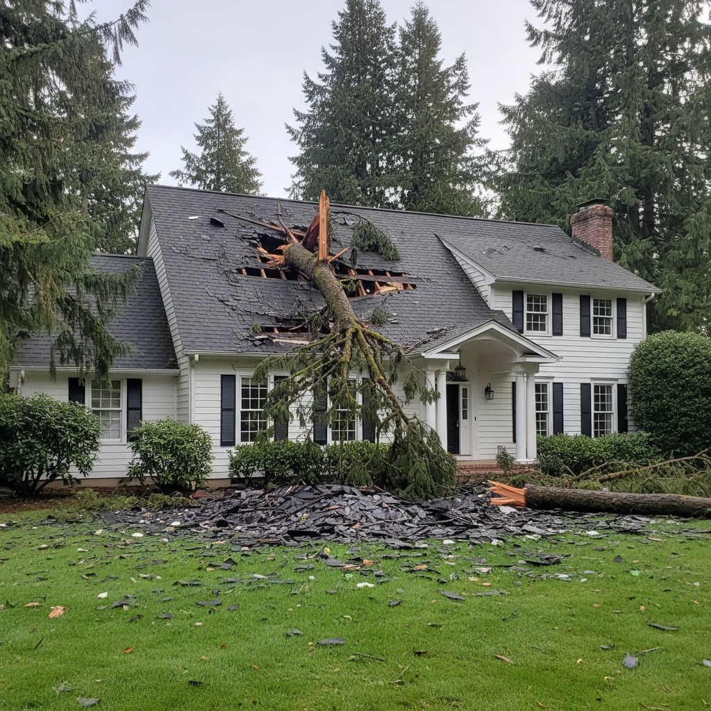 Storm Damage Restoration in Sultan