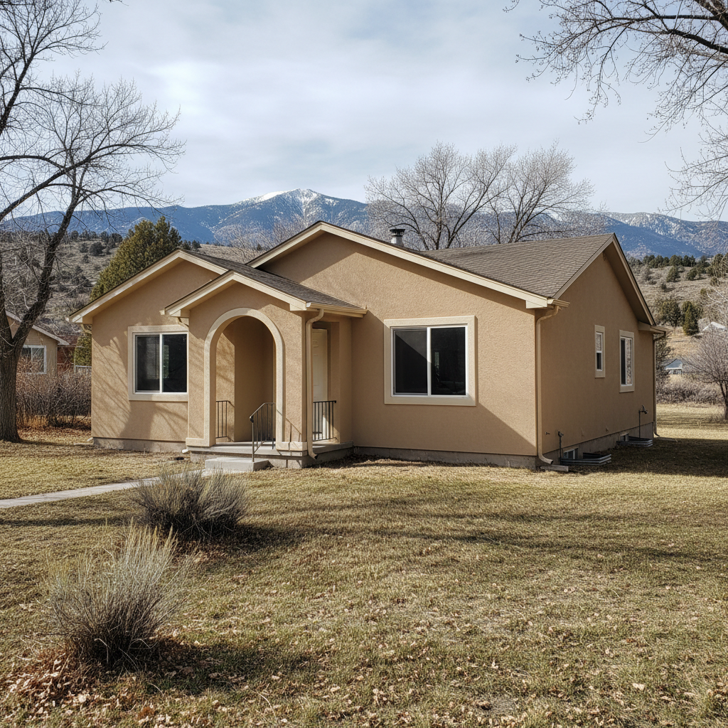Completed eifs installation work at a residential property in Millcreek, UT