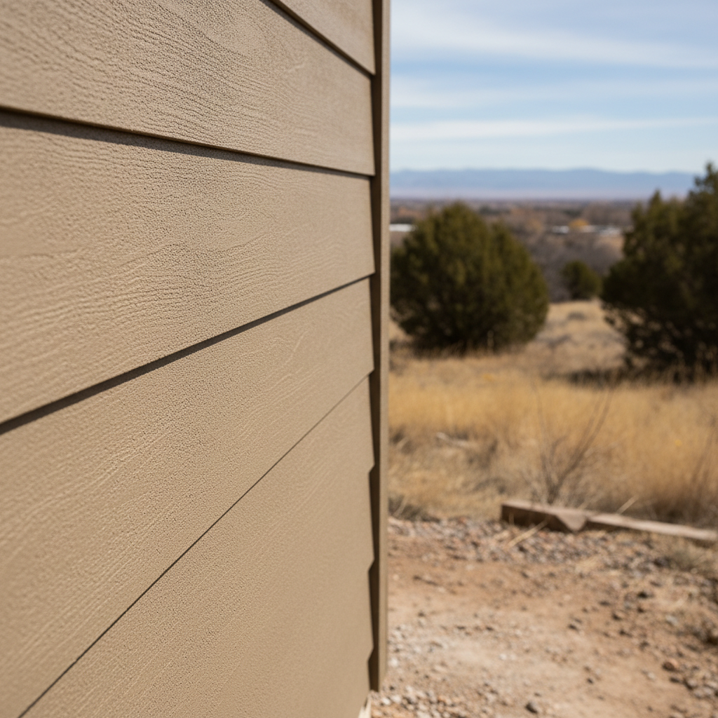 Completed cement siding work at a residential property in West Valley City, UT