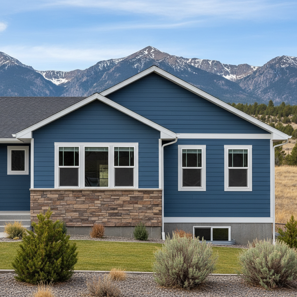 Completed siding installation work at a residential property in Ogden, UT