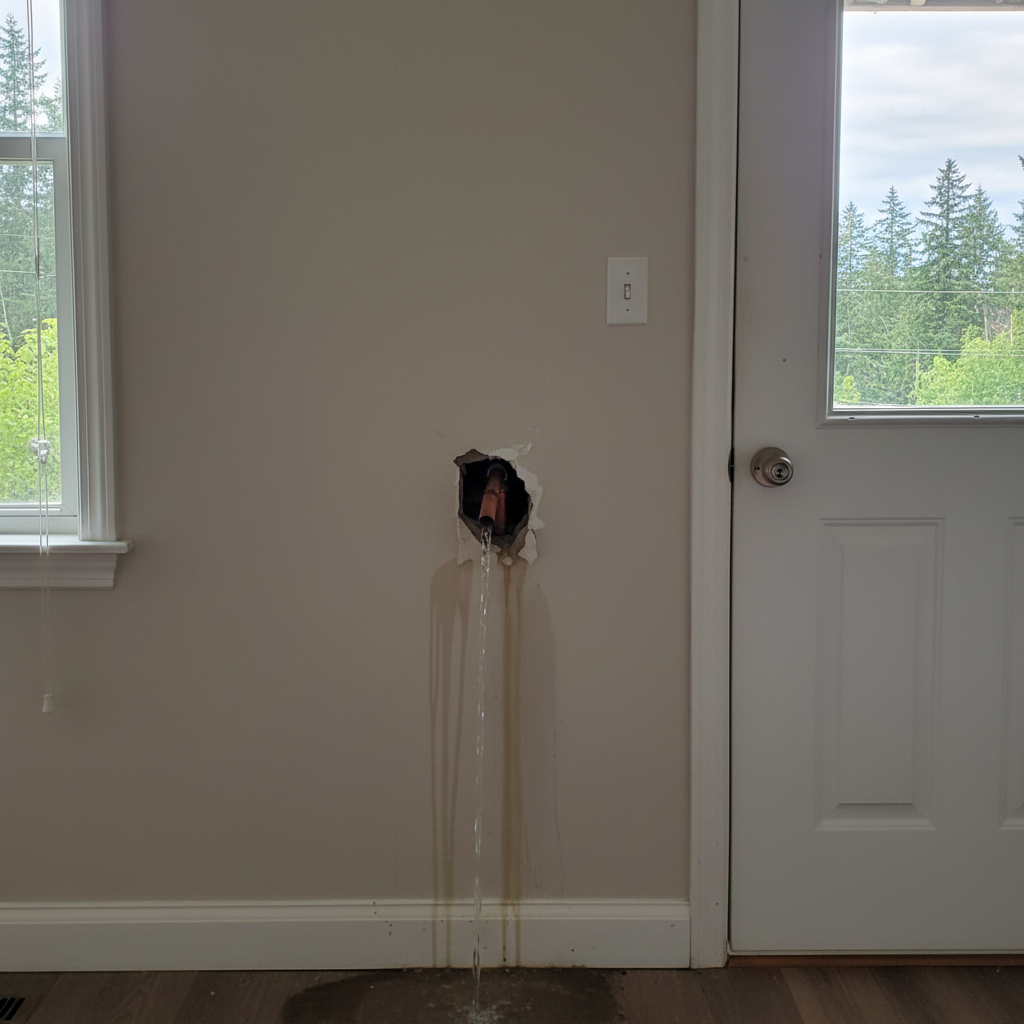 Burst Pipe Repair and Cleanup