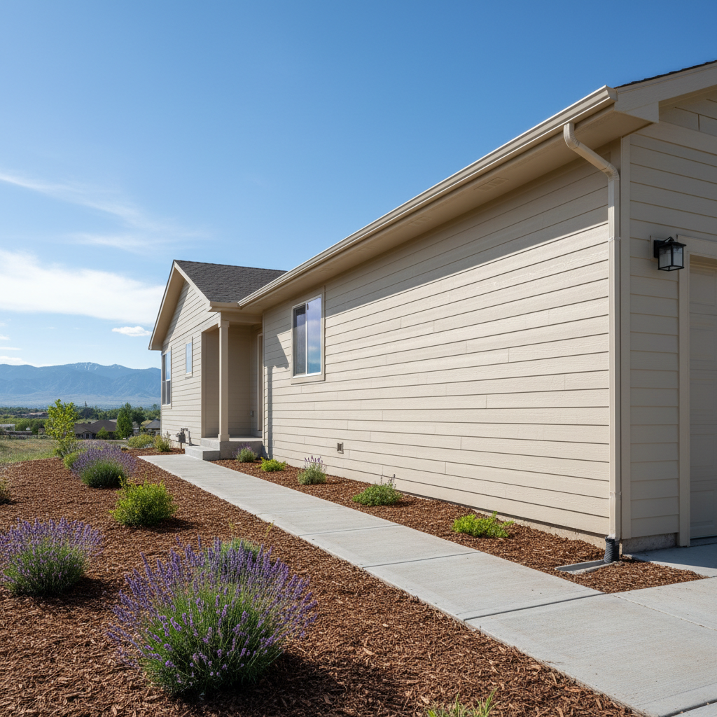 Completed siding removal work at a residential property in South Jordan, UT