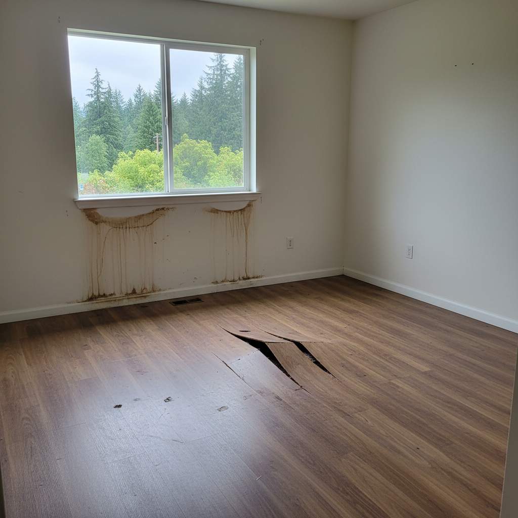 Roof Leak Water Damage Repair