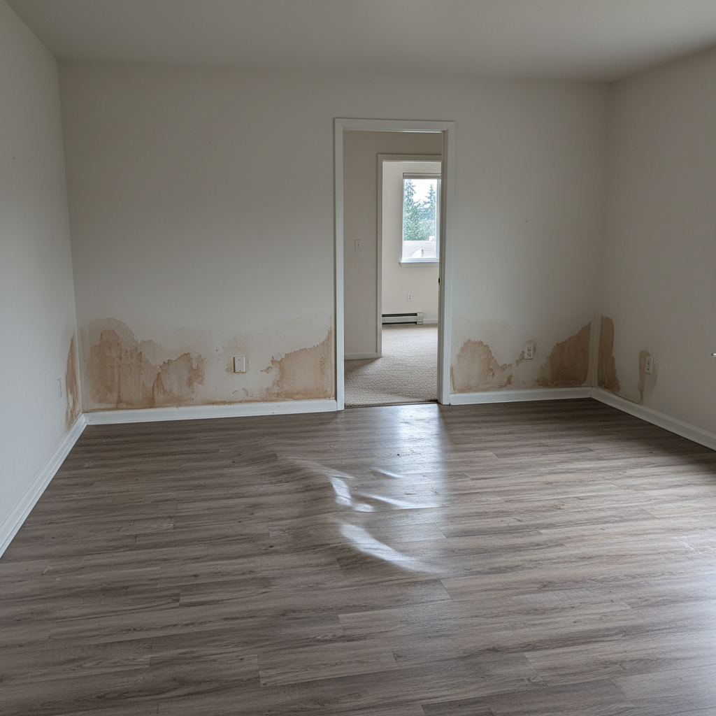 Water damage-related mold removal