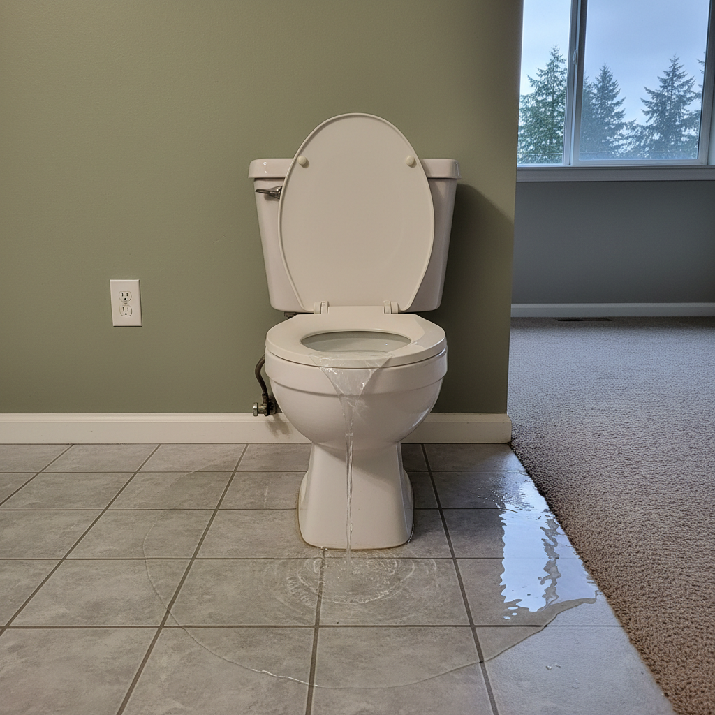 Toilet Overflow Cleanup