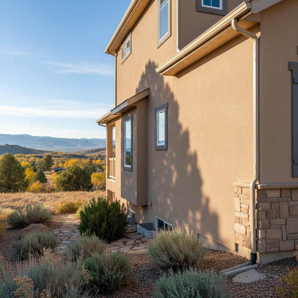 Completed residential stucco work at a residential property in Ogden, UT