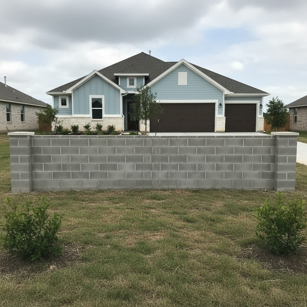 Block Wall Construction