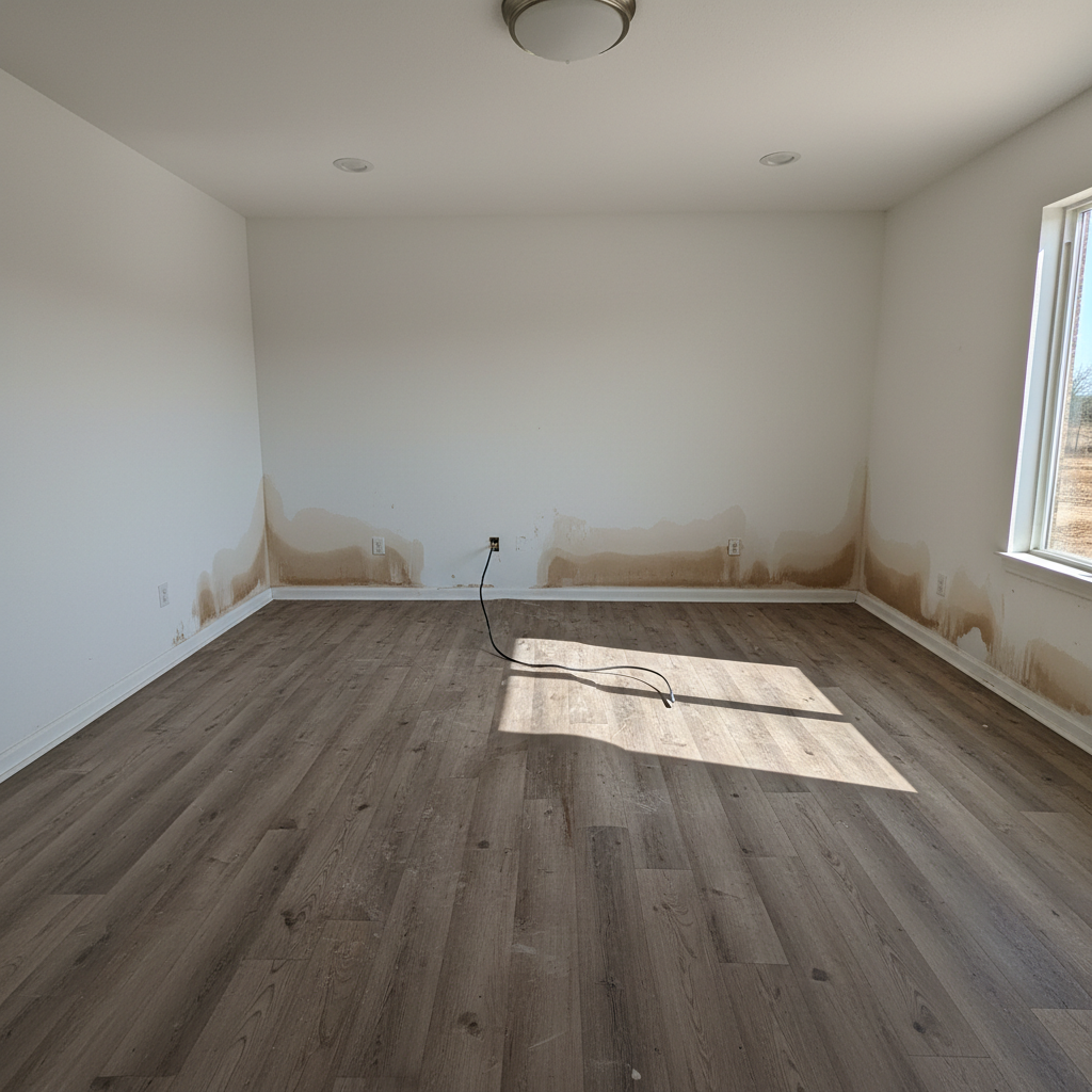 Water damage-related mold removal