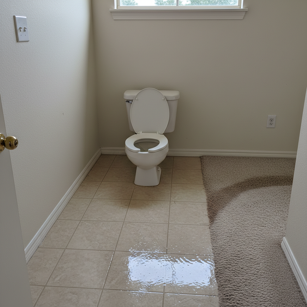 Toilet Overflow Cleanup