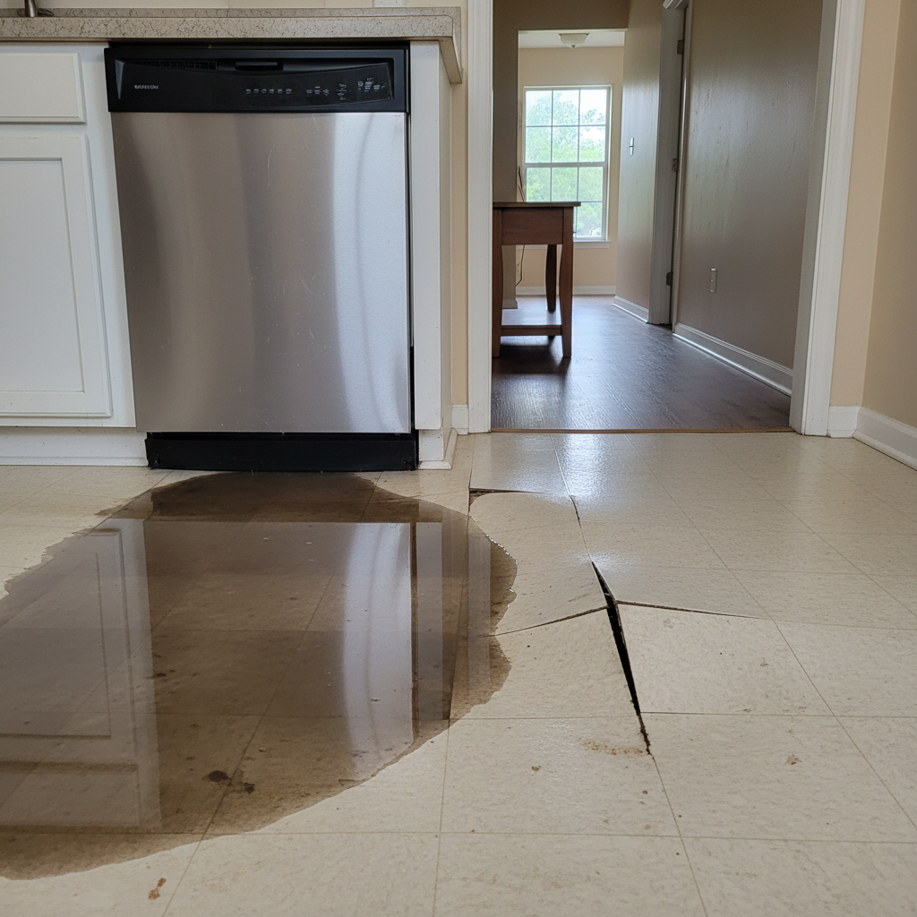 Appliance Leak Cleanup