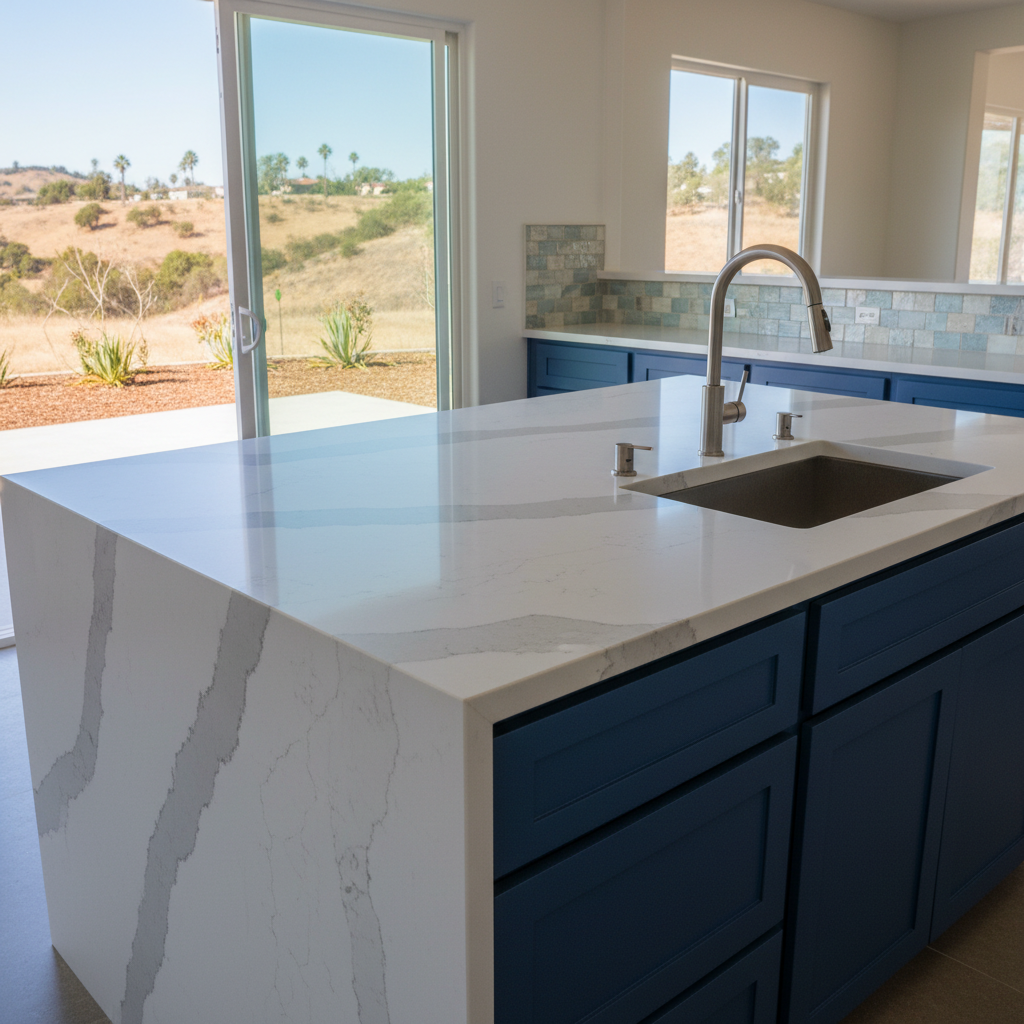 Completed open kitchen conversion work at a residential property in Corona, CA