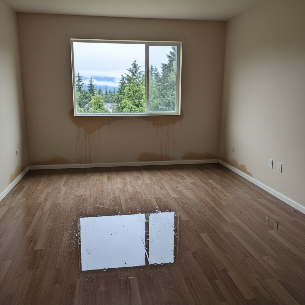 Water damage-related cleanup & repair