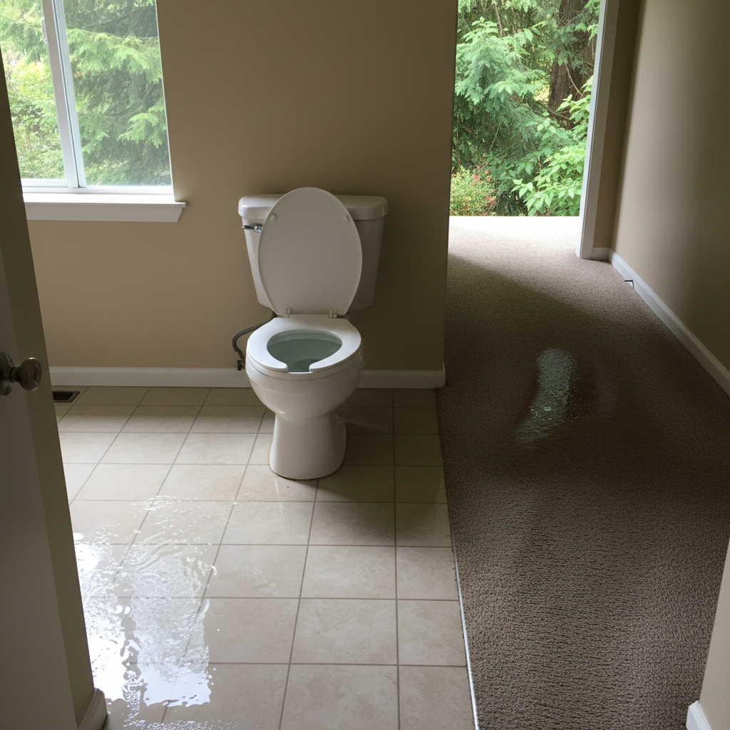 Toilet Overflow Cleanup