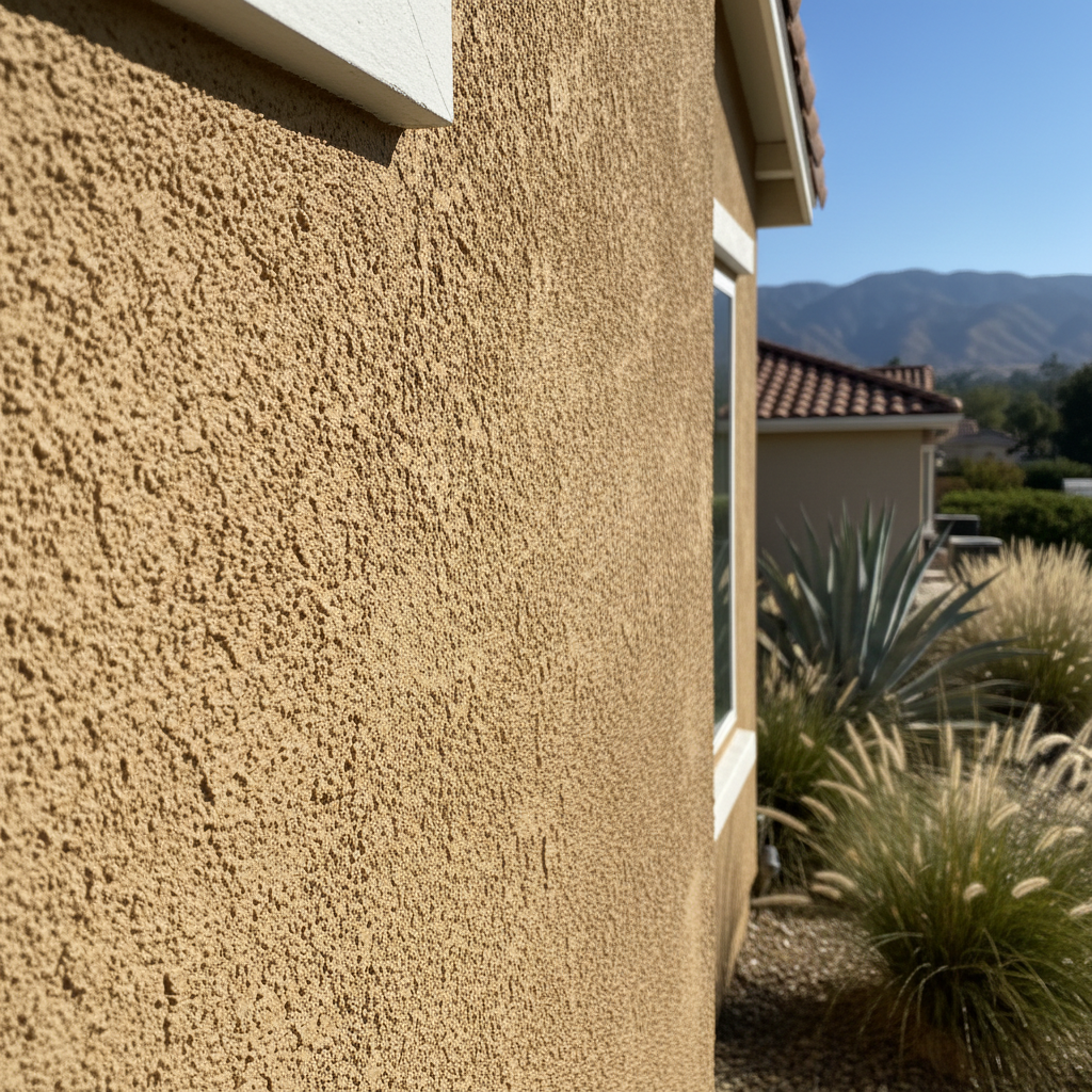 Completed stucco inspection work at a residential property in Azusa, CA