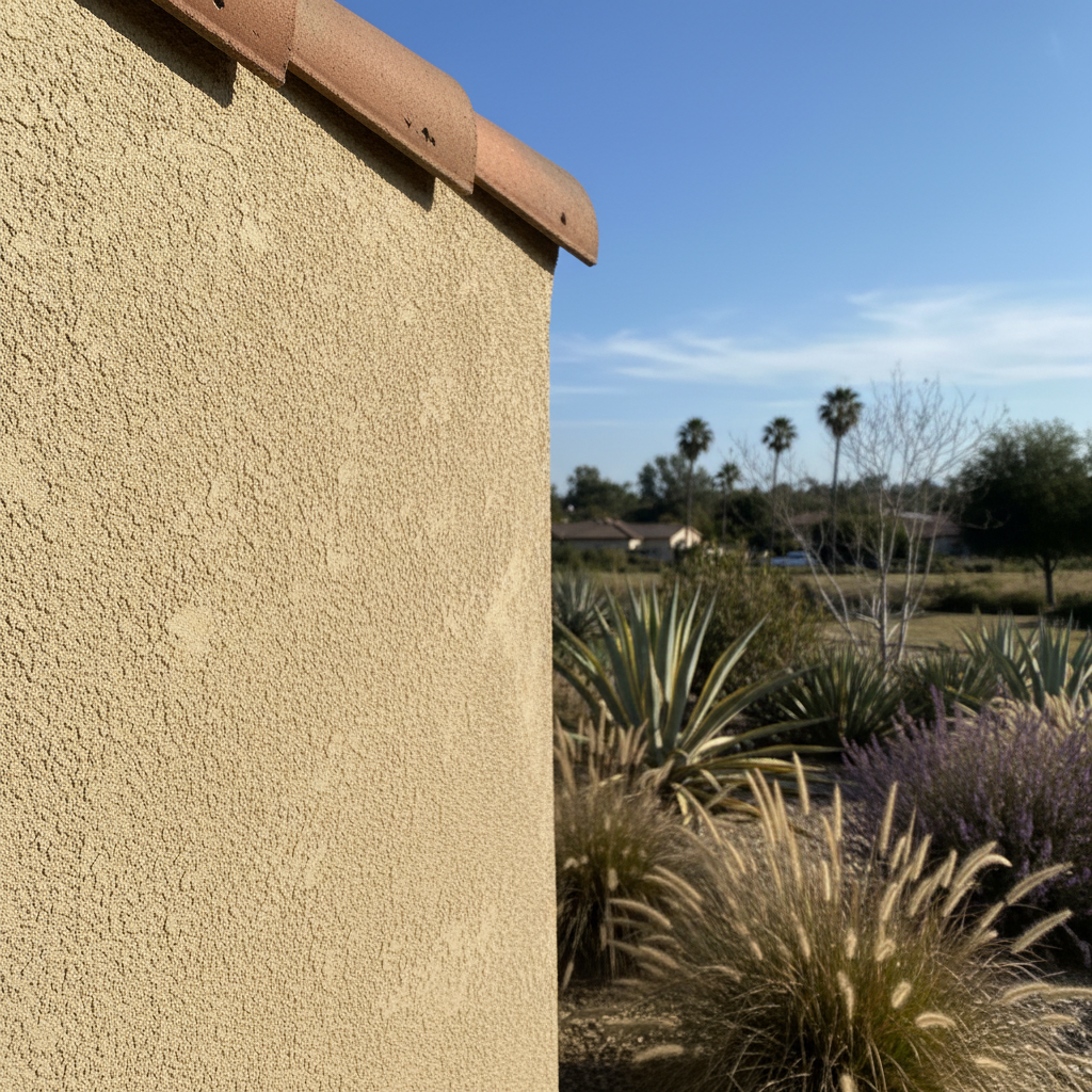 Completed stucco inspection work at a residential property in Santa Ana, CA