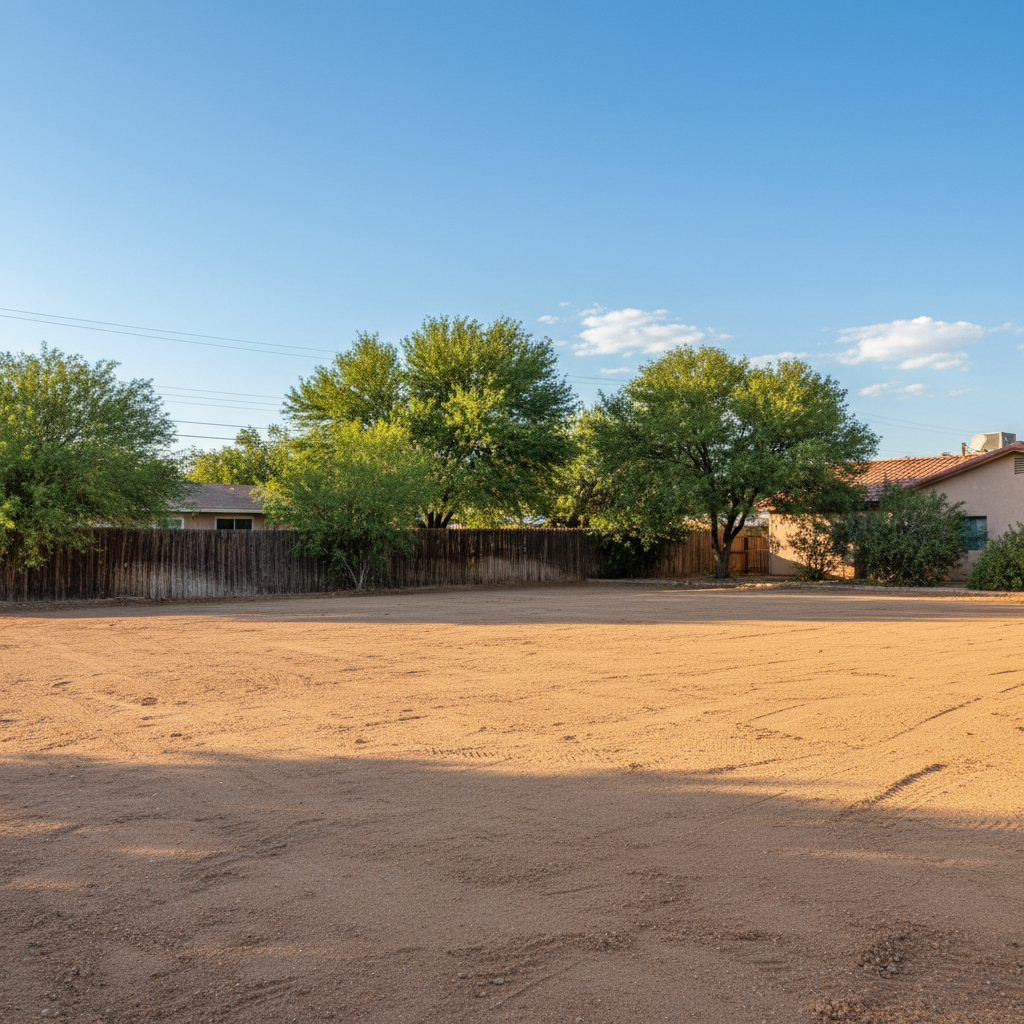 Completed demolition excavation work at a residential property in Kingman, AZ