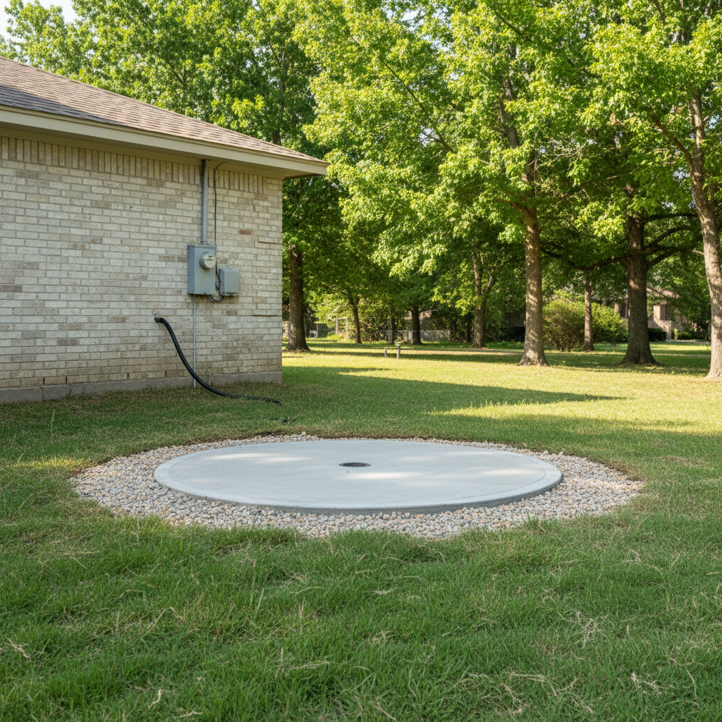 Completed well repair work at a residential property in Denton, TX