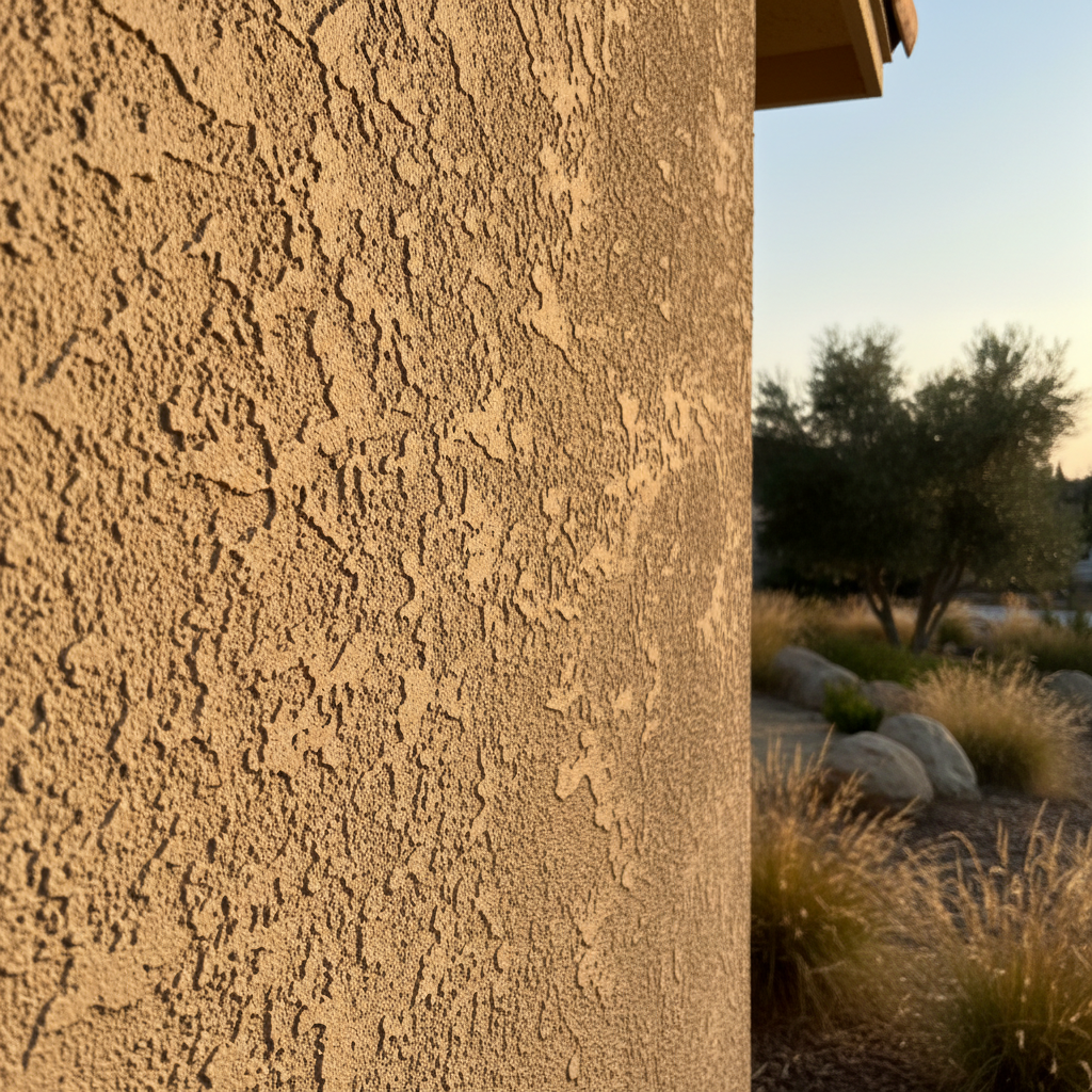 Completed residential stucco work at a residential property in Murrieta, CA