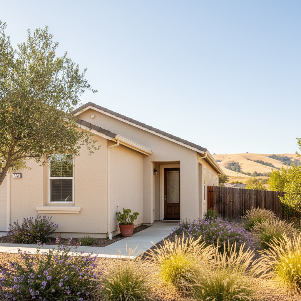 Completed commercial stucco work at a residential property in Elk Grove, CA