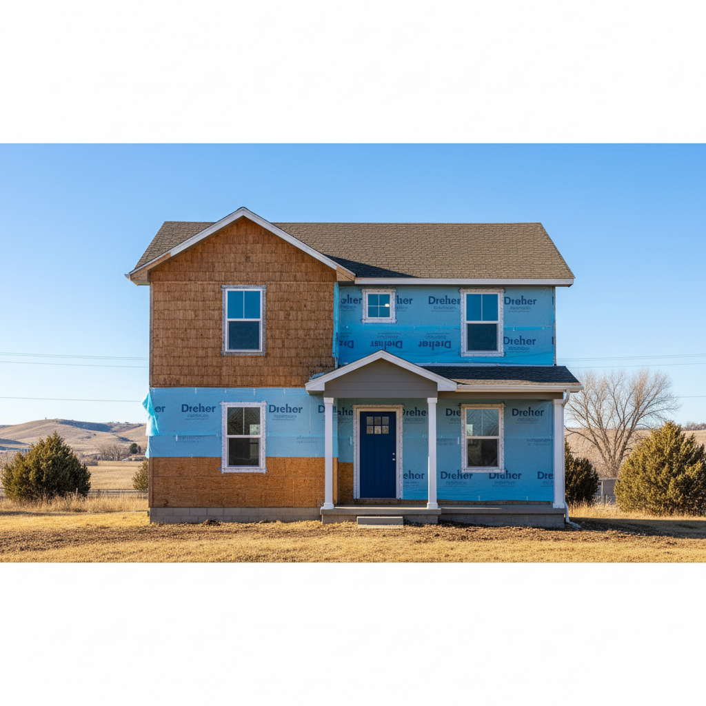 Completed siding removal work at a residential property in North Platte, NE