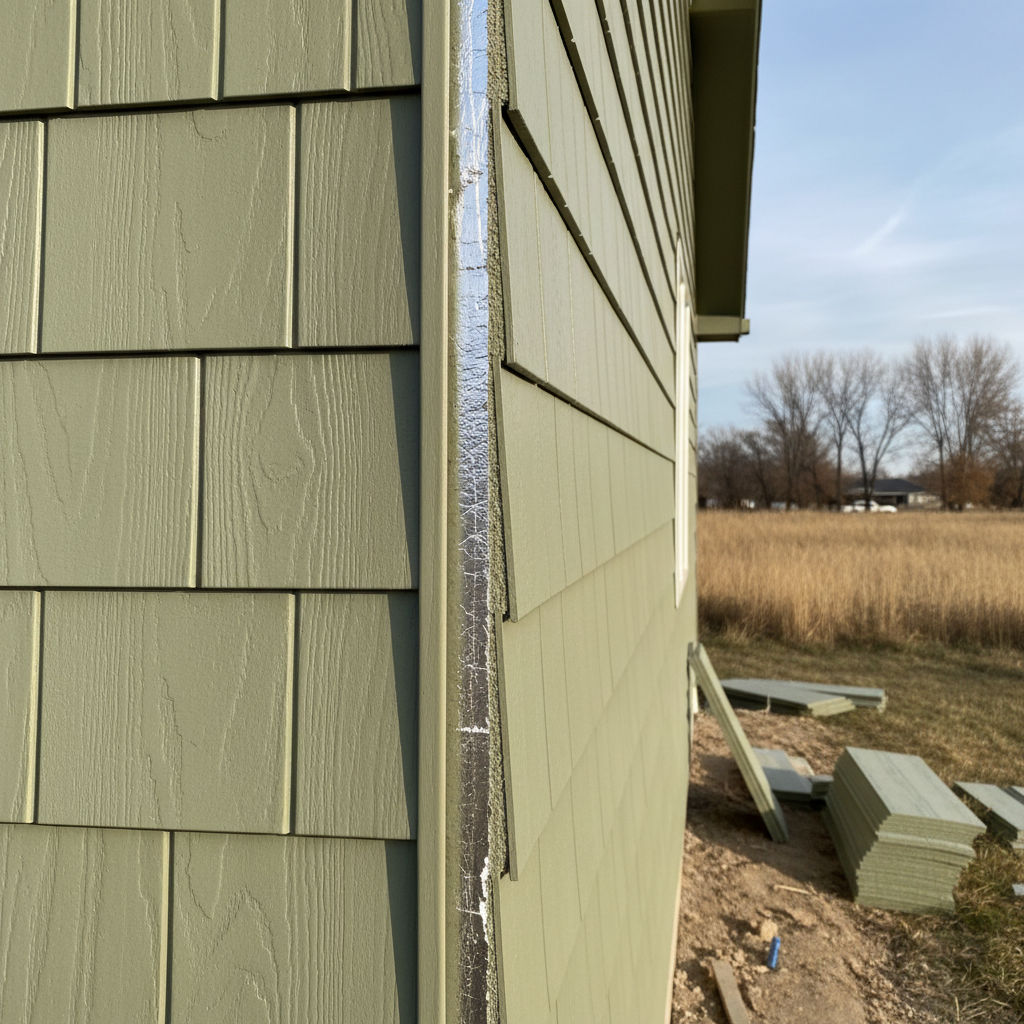 Completed insulation installation work at a residential property in North Platte, NE
