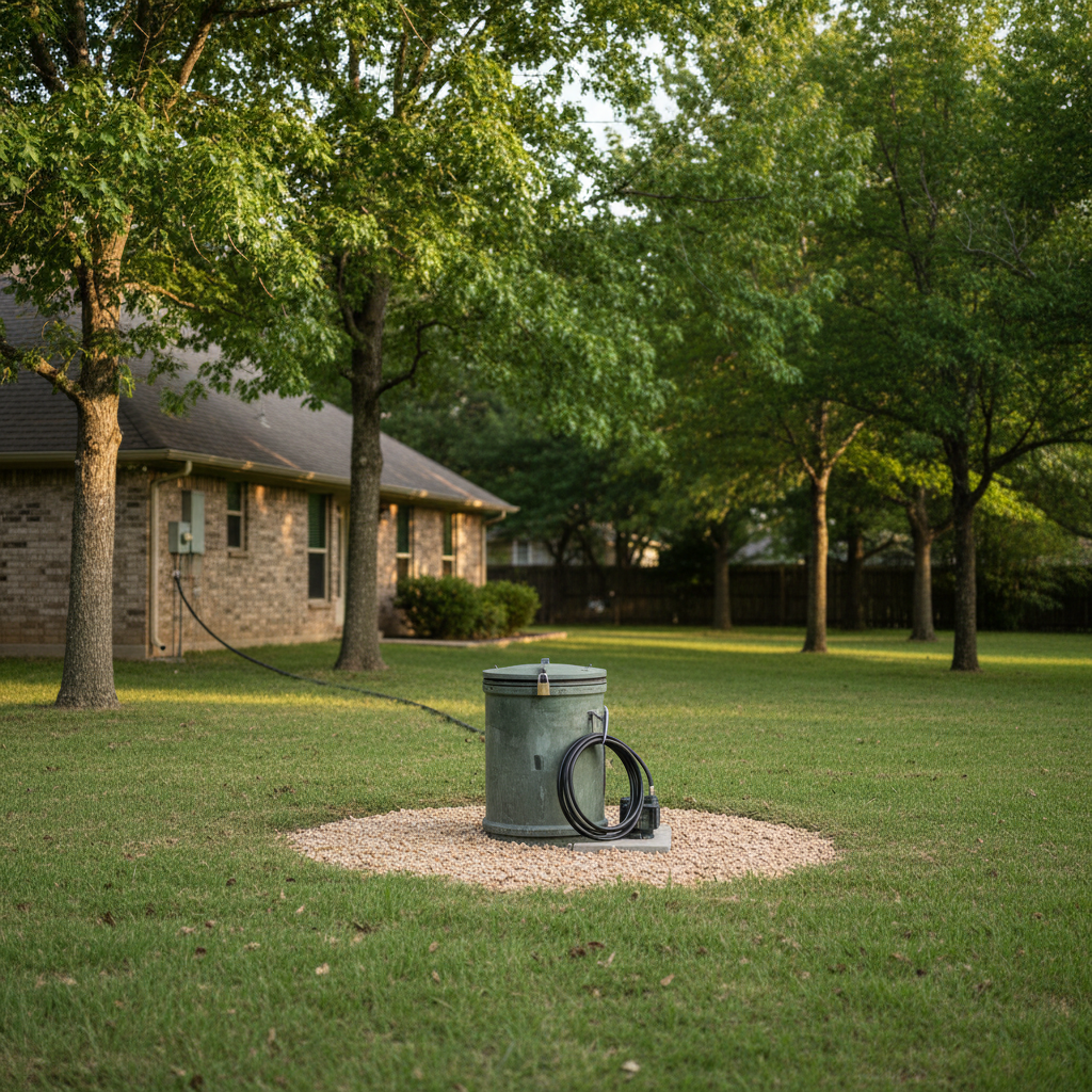 Completed environmental drilling work at a residential property in Denton, TX