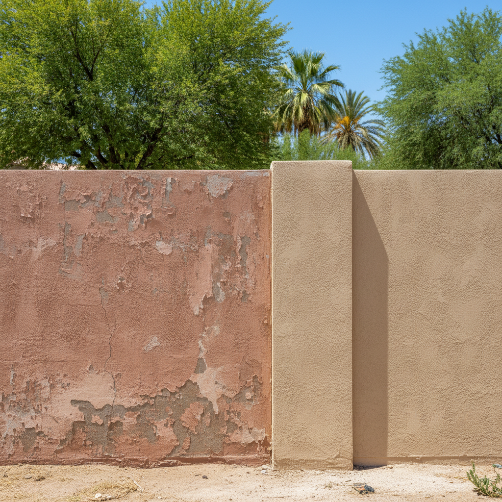 Completed stucco inspection work at a residential property in Chandler, AZ