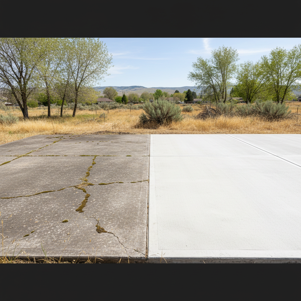Completed concrete foundations work at a residential property in Kennewick, WA