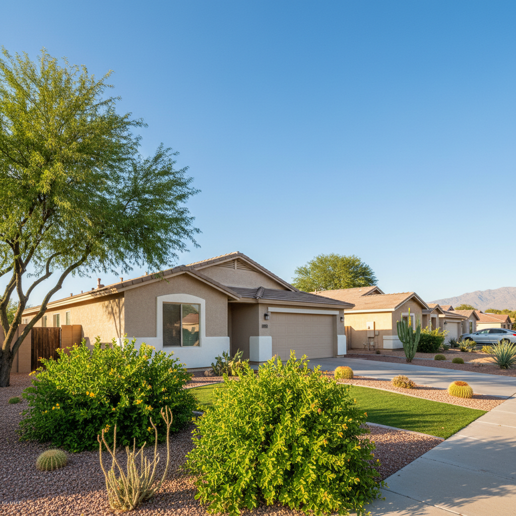 Completed water damage-related mold removal work at a residential property in Queen Creek, AZ
