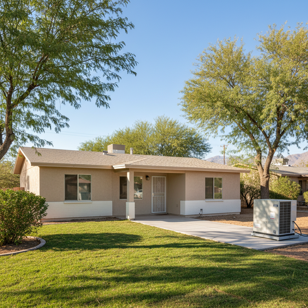 Completed emergency water cleanup work at a residential property in Apache Junction, AZ
