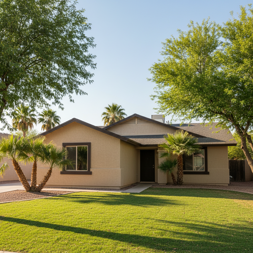 Completed water damage-related cleanup & repair work at a residential property in El Mirage, AZ