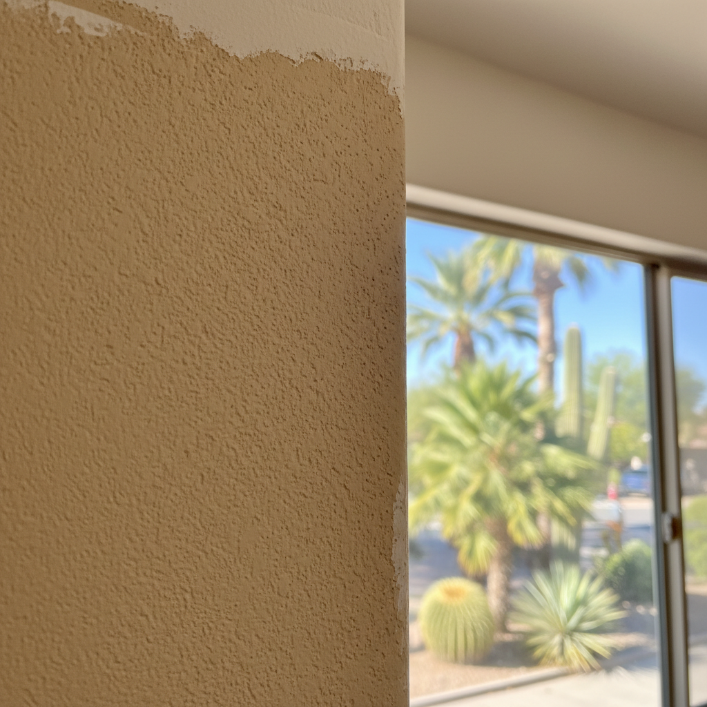 Completed water damage-related mold removal work at a residential property in Fountain Hills, AZ