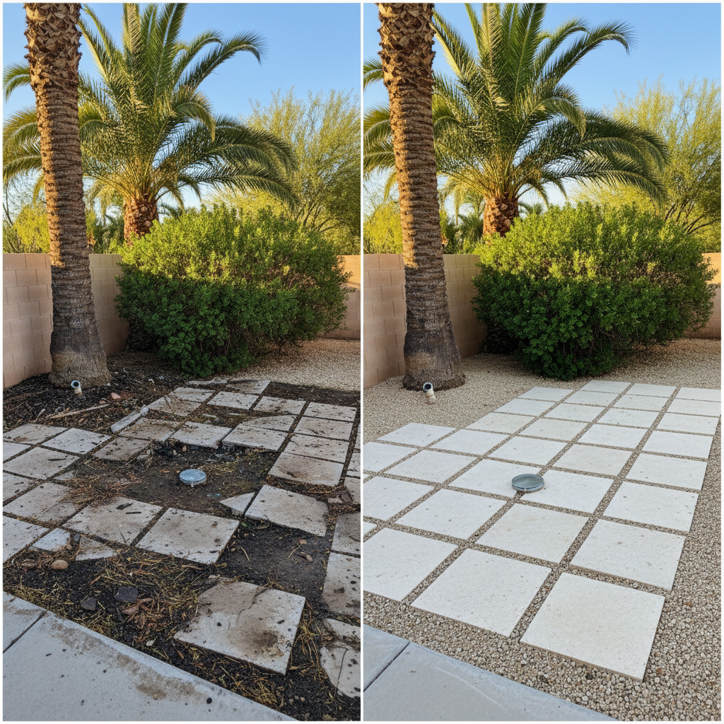 Completed sewage cleanup work at a residential property in Queen Creek, AZ