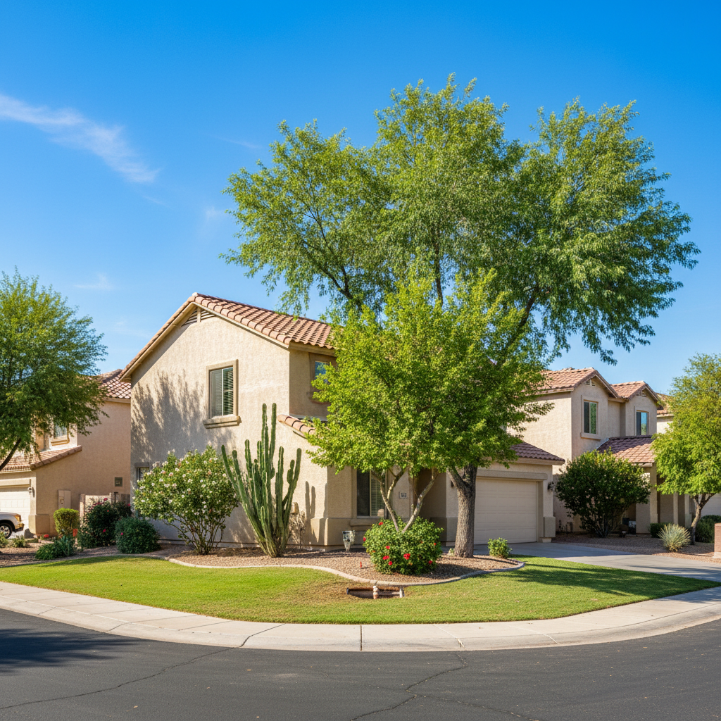 Completed burst pipe repair and cleanup work at a residential property in Gilbert, AZ