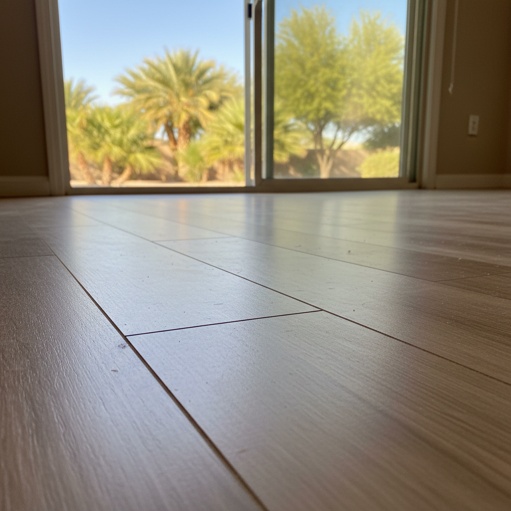 Completed flood cleanup work at a residential property in Maricopa, AZ