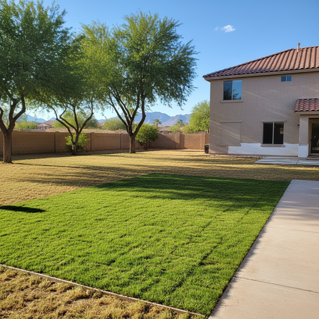 Completed water damage repair work at a residential property in San Tan Valley, AZ