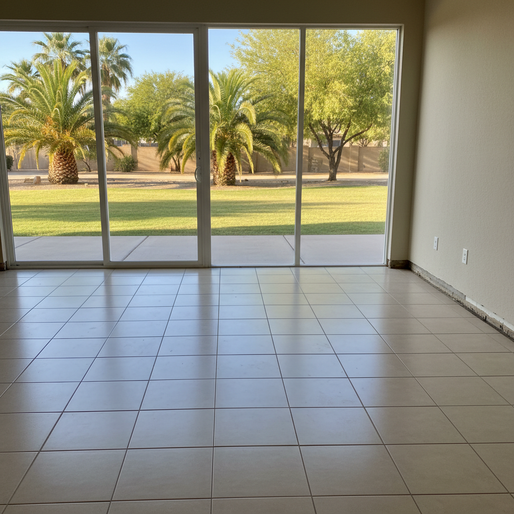 Completed flood cleanup work at a residential property in Tolleson, AZ