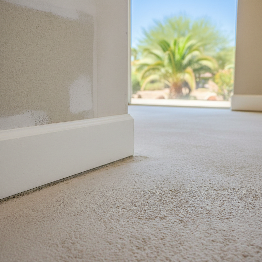 Completed water damage cleanup work at a residential property in Avondale, AZ