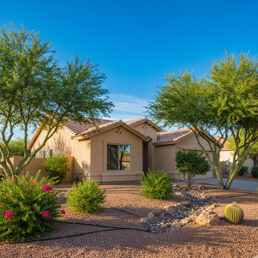 Completed mold remediation work at a residential property in Carefree, AZ