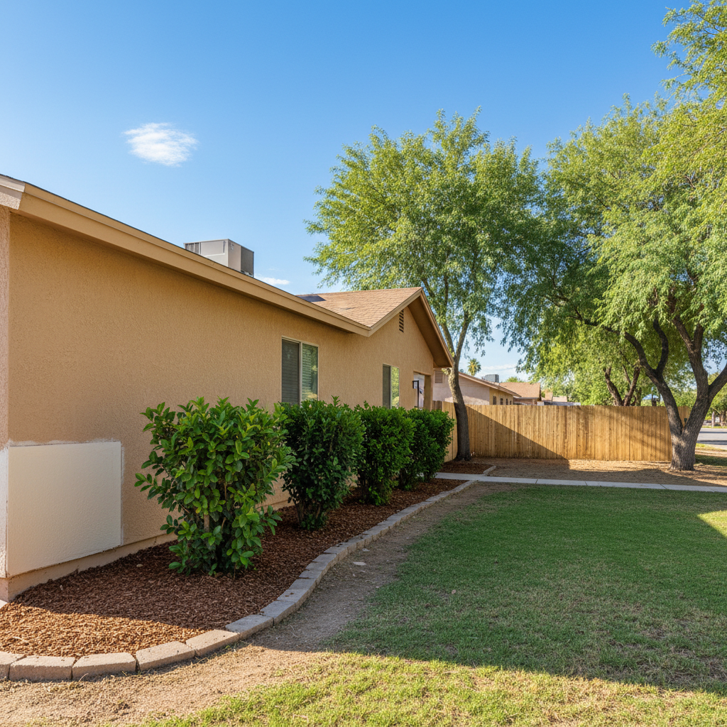 Completed water damage restoration work at a residential property in Tonopah, AZ
