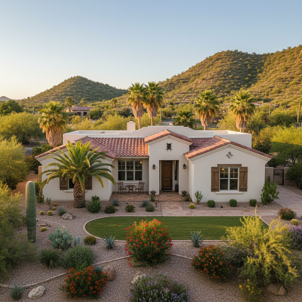 Completed content pack-out and restoration work at a residential property in Cave Creek, AZ
