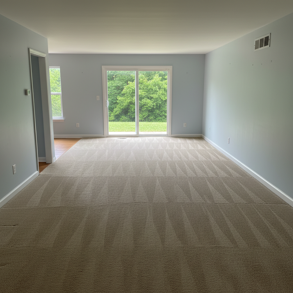 Completed water extraction services work at a residential property in Dacula, GA