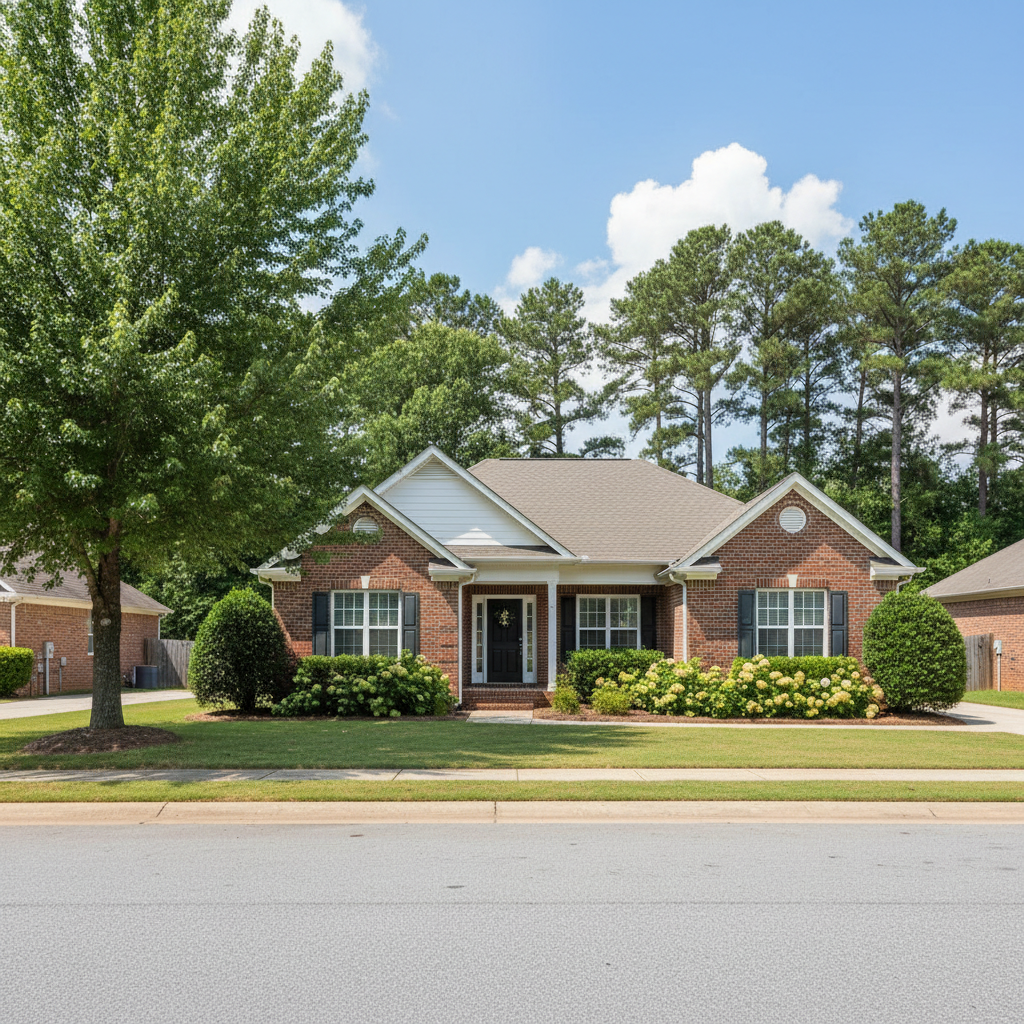 Completed smoke and fire damage restoration work at a residential property in Lawrenceville, GA