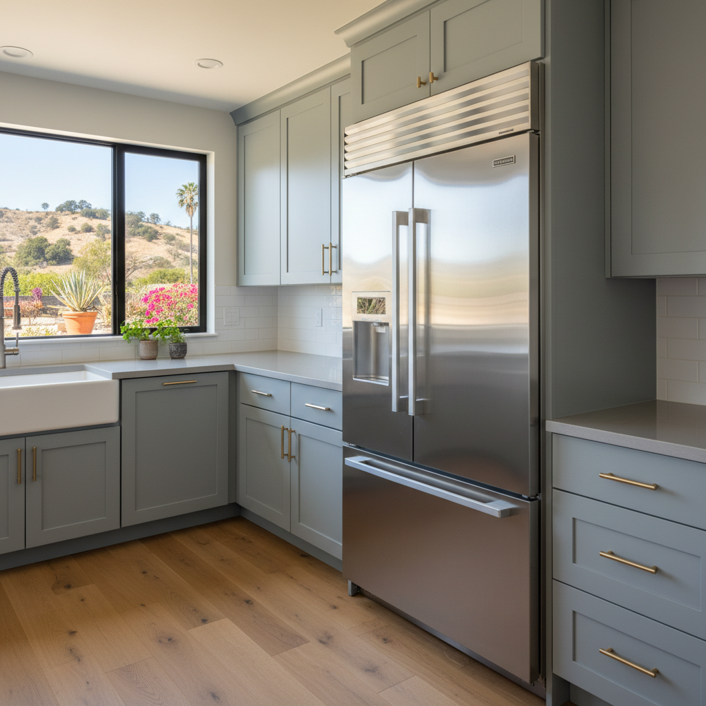 Completed appliance installation work at a residential property in Pasadena, CA